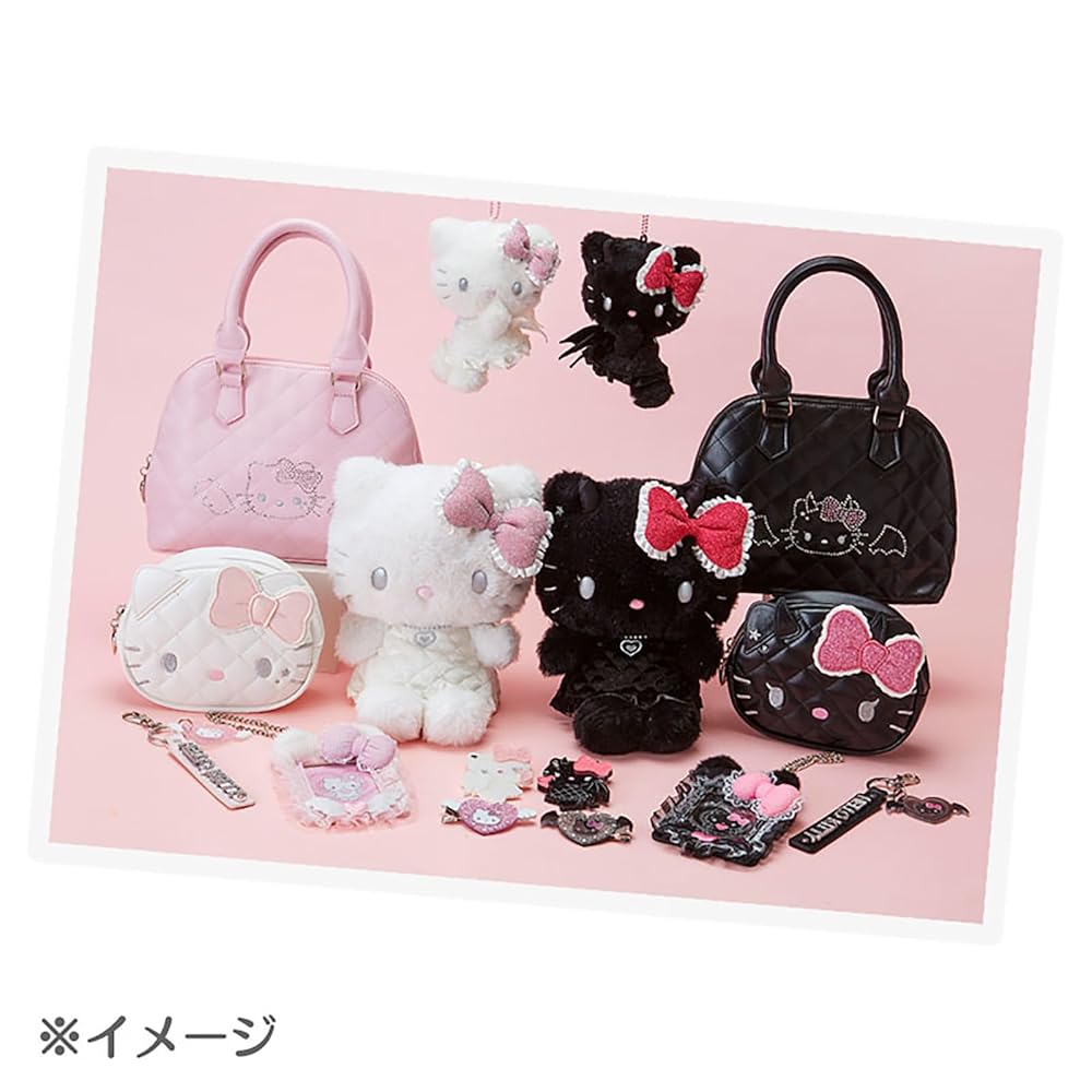 【SUGASCOOP】 ANGEL & DEVIL KEY-CHAIN (PINK) Sanrio 931811 Hello Kitty Keychain Angel (Angel Devil Design